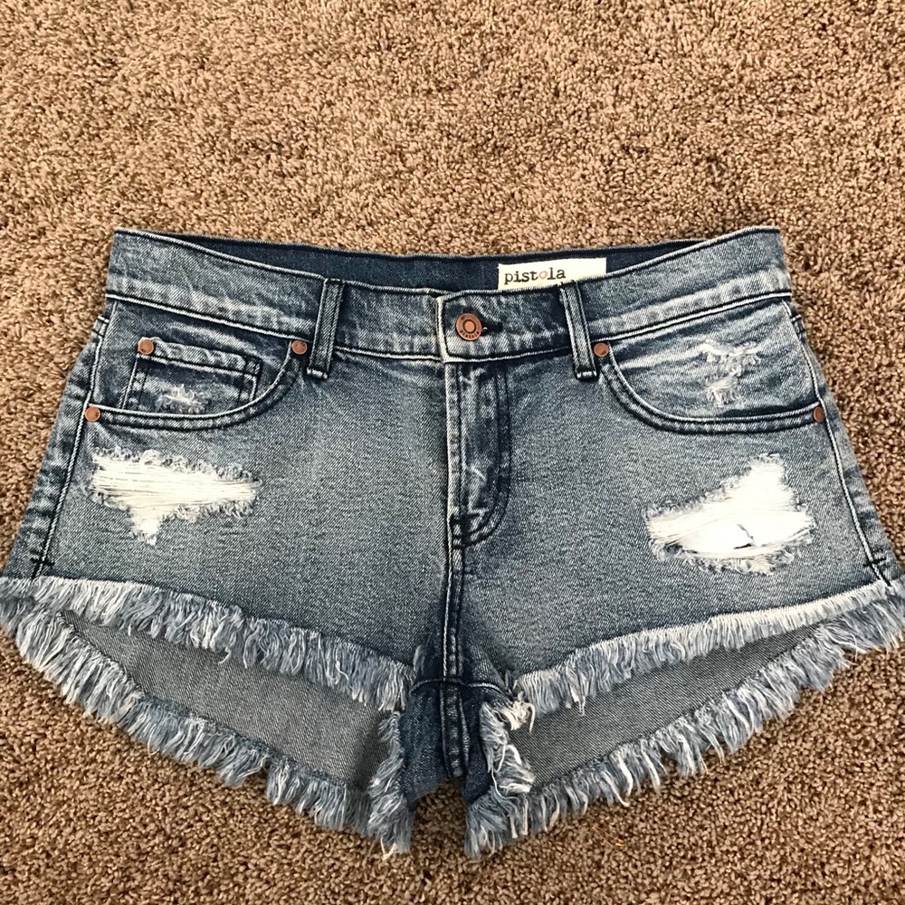 Denim shorts